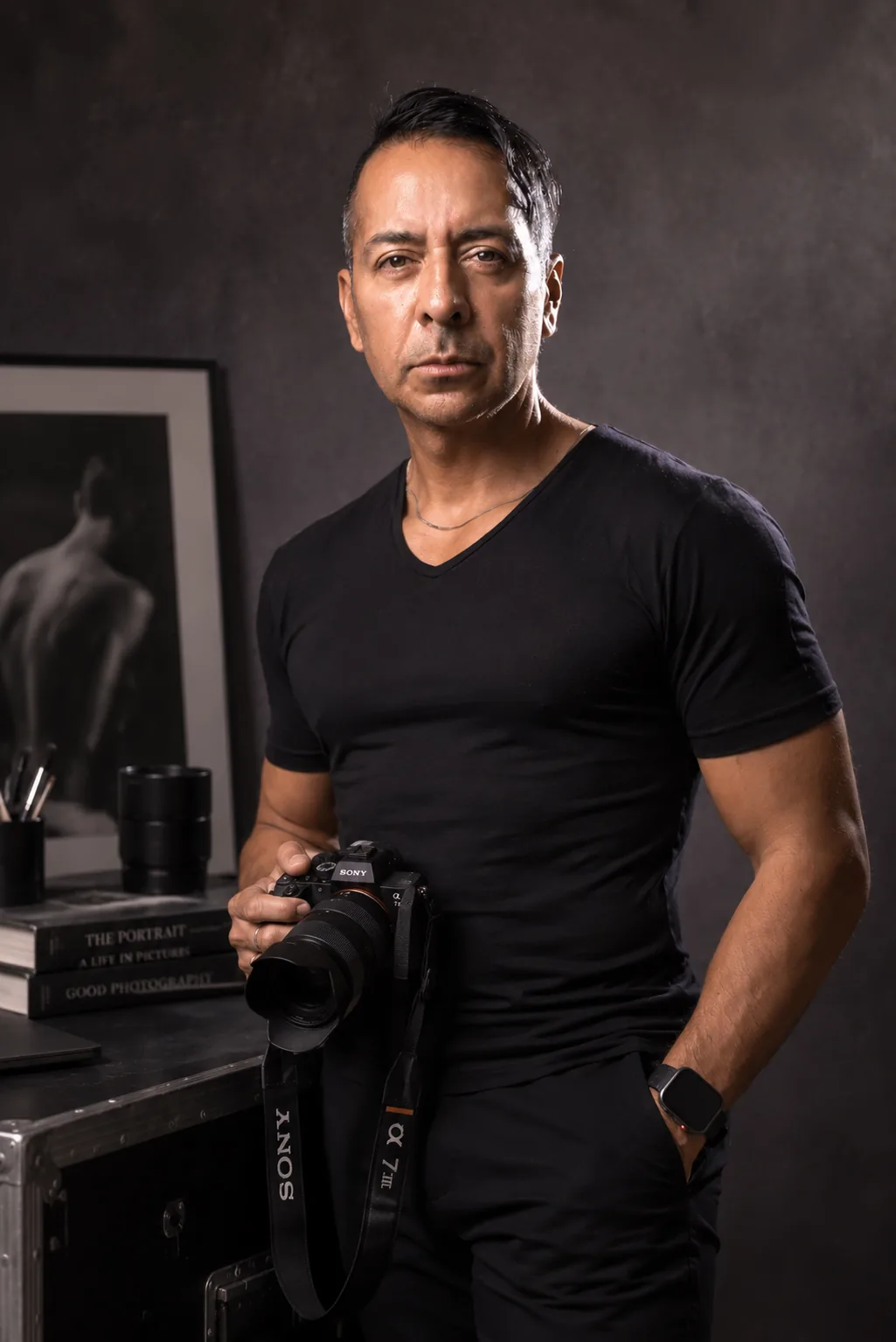 Retrato do fotógrafo Fernando Xavier